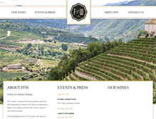 Tablet Screenshot of fantasyfinewine.com
